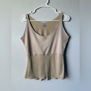 SPANX Cream Shapewear Top